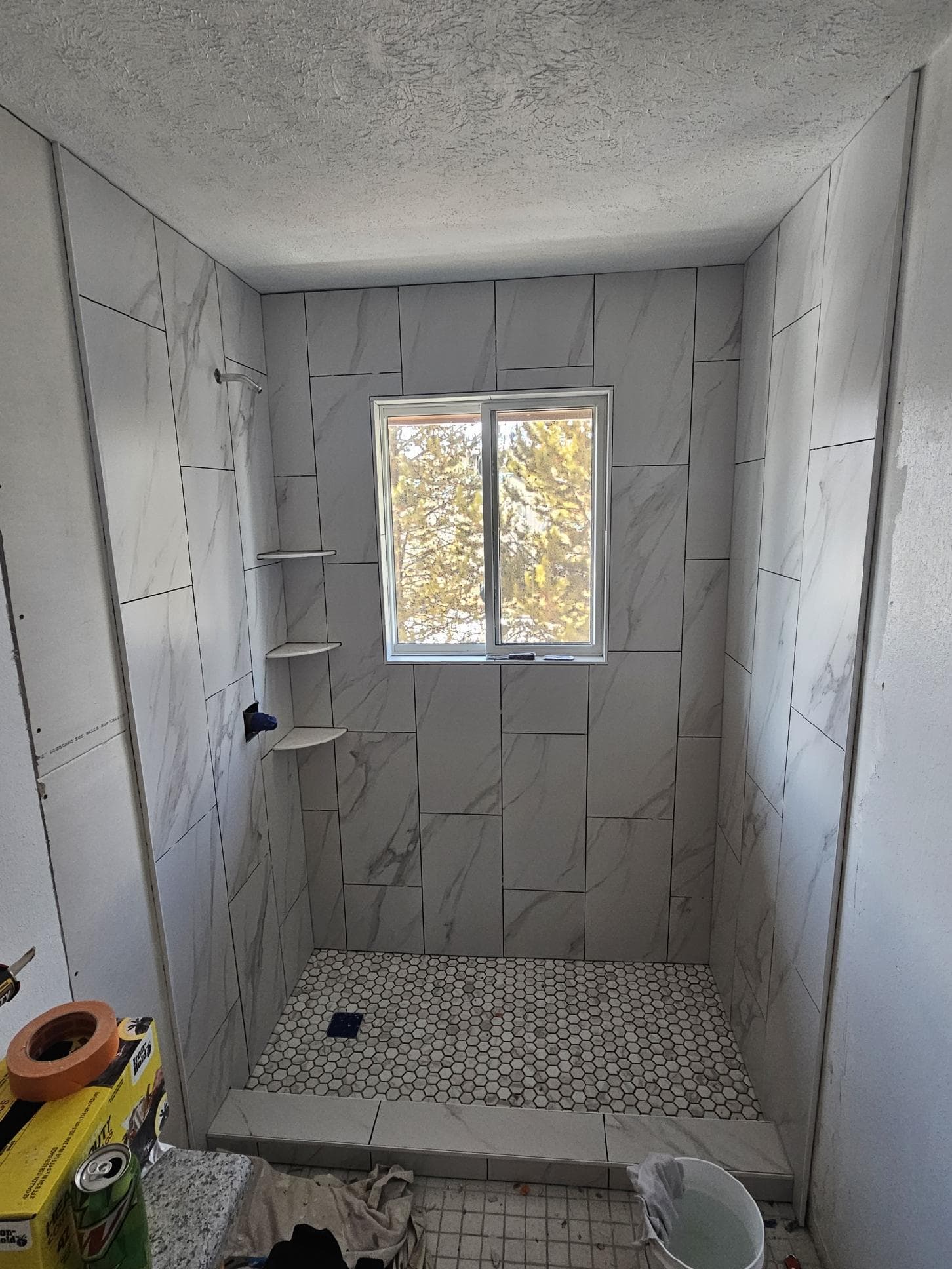 Shower Tile Installation