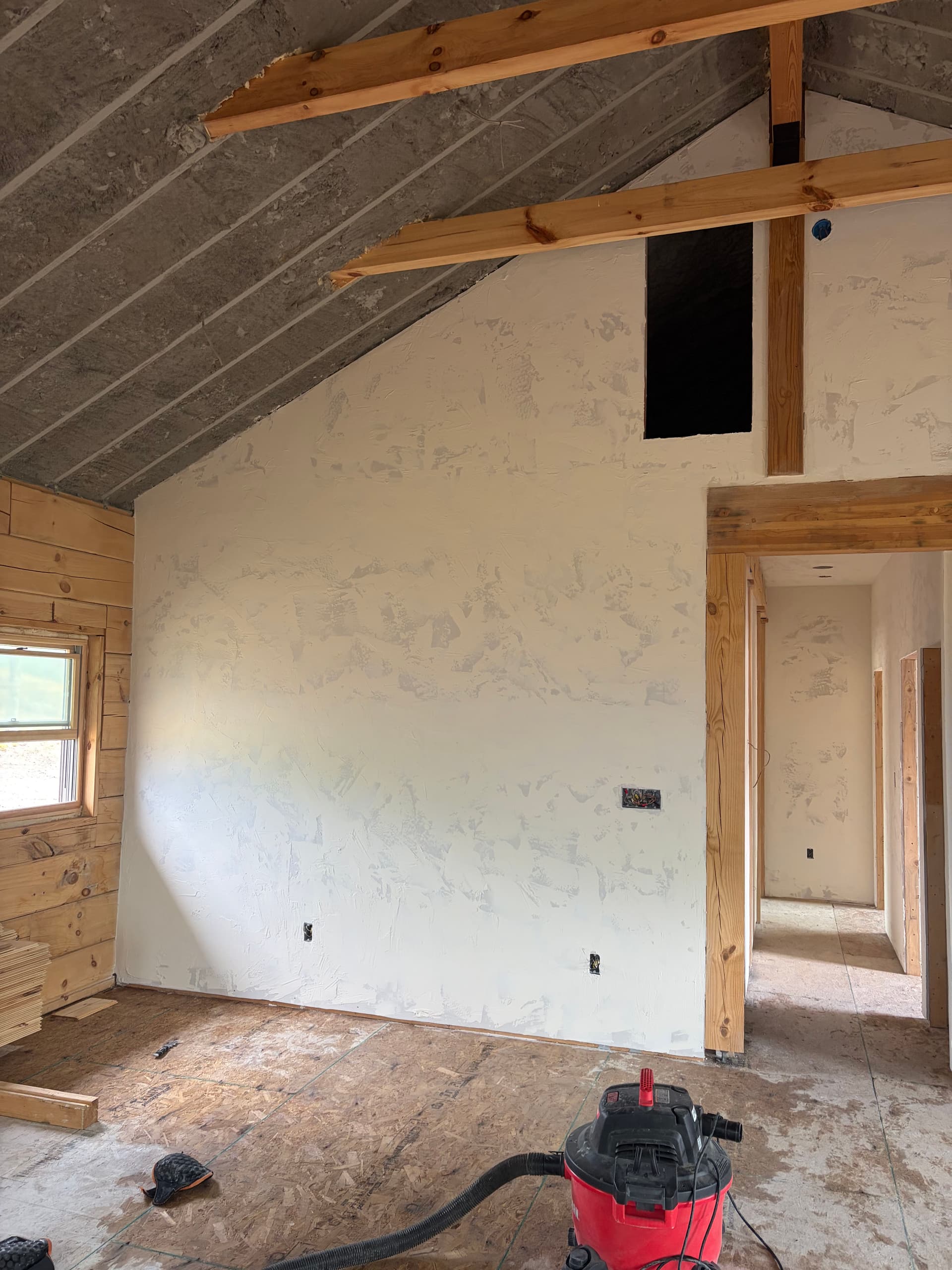 Gallery photos for Grand Lake Cabin Goes From Bare Studs to Smooth Walls: Image #1