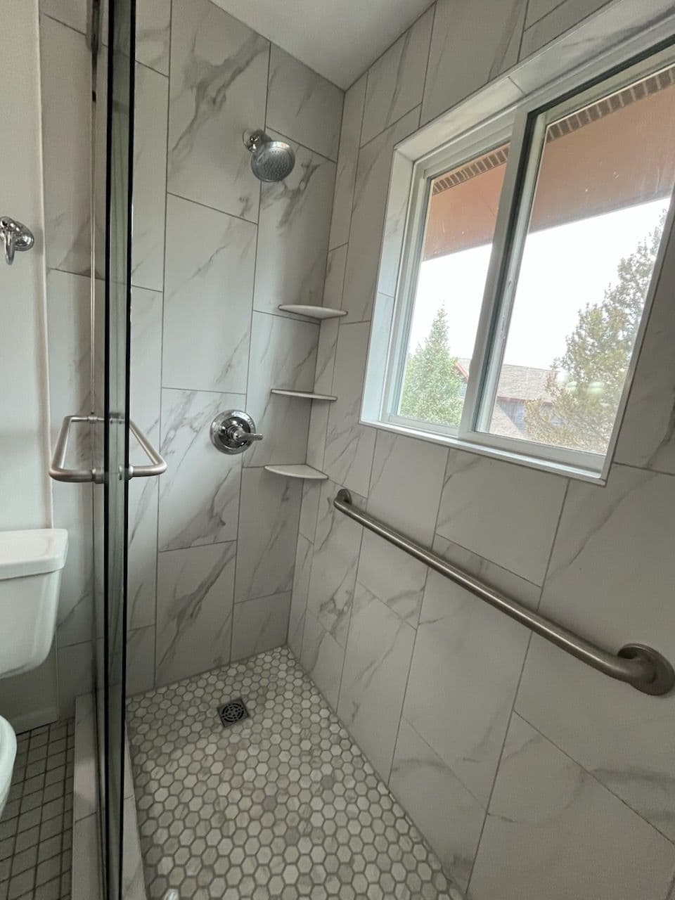 Custom ADA Shower Installation at Lake House